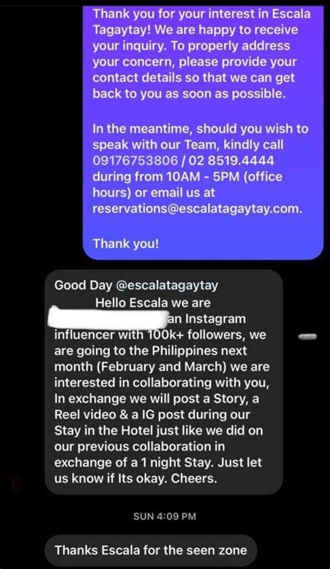 Vlogger Asking Free Accommodation at Resort in .